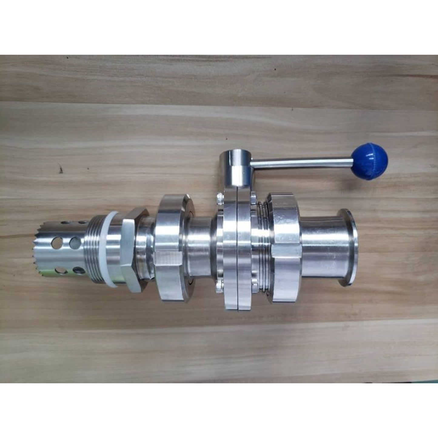 EcoCube 316L SS Hose Connection with Valve